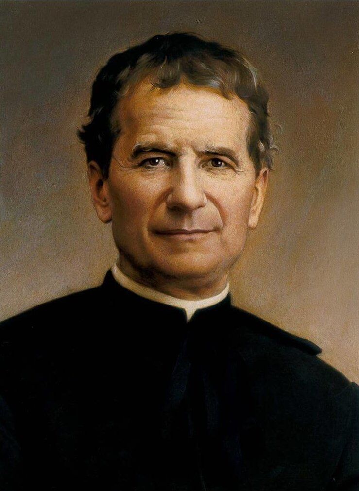 Retrato de San Juan Bosco, fundador de la Orden Salesiana