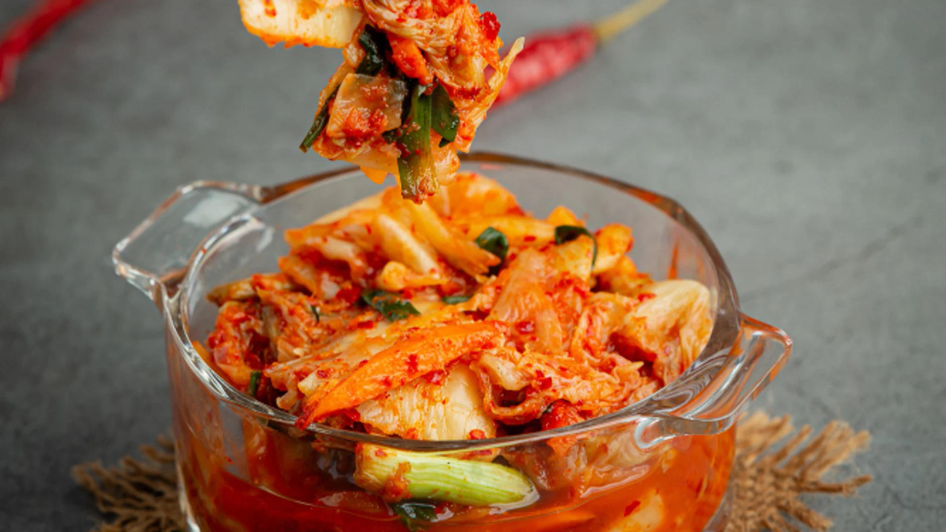 kimchi coreano adelgazar plato caida pelo