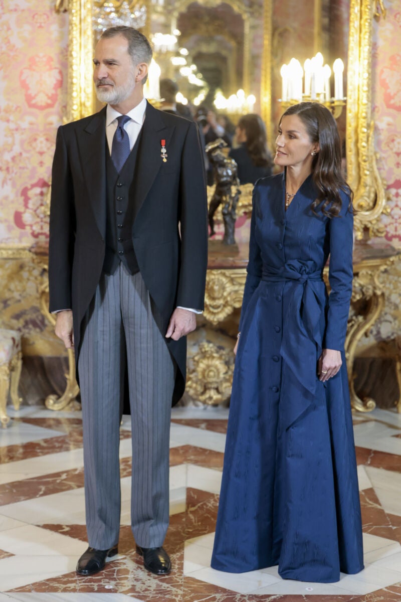 Los Reyes en el Palacio Real.