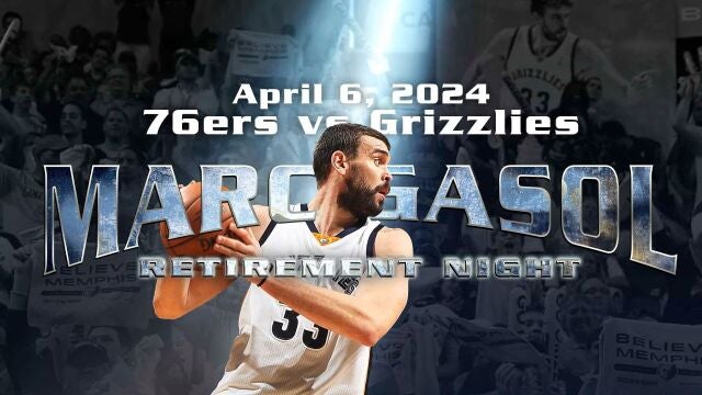 Los Memphis Grizzlies retirarán el 33 de Marc Gasol el 6 de abril