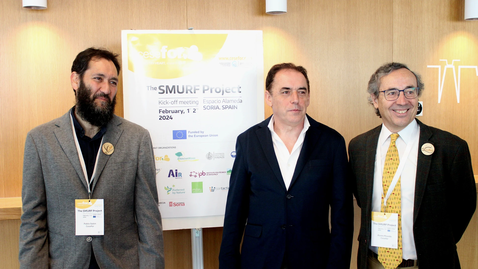 Álvaro Picardo, Pablo Sabín y Benito Serrano presentan el proyecto