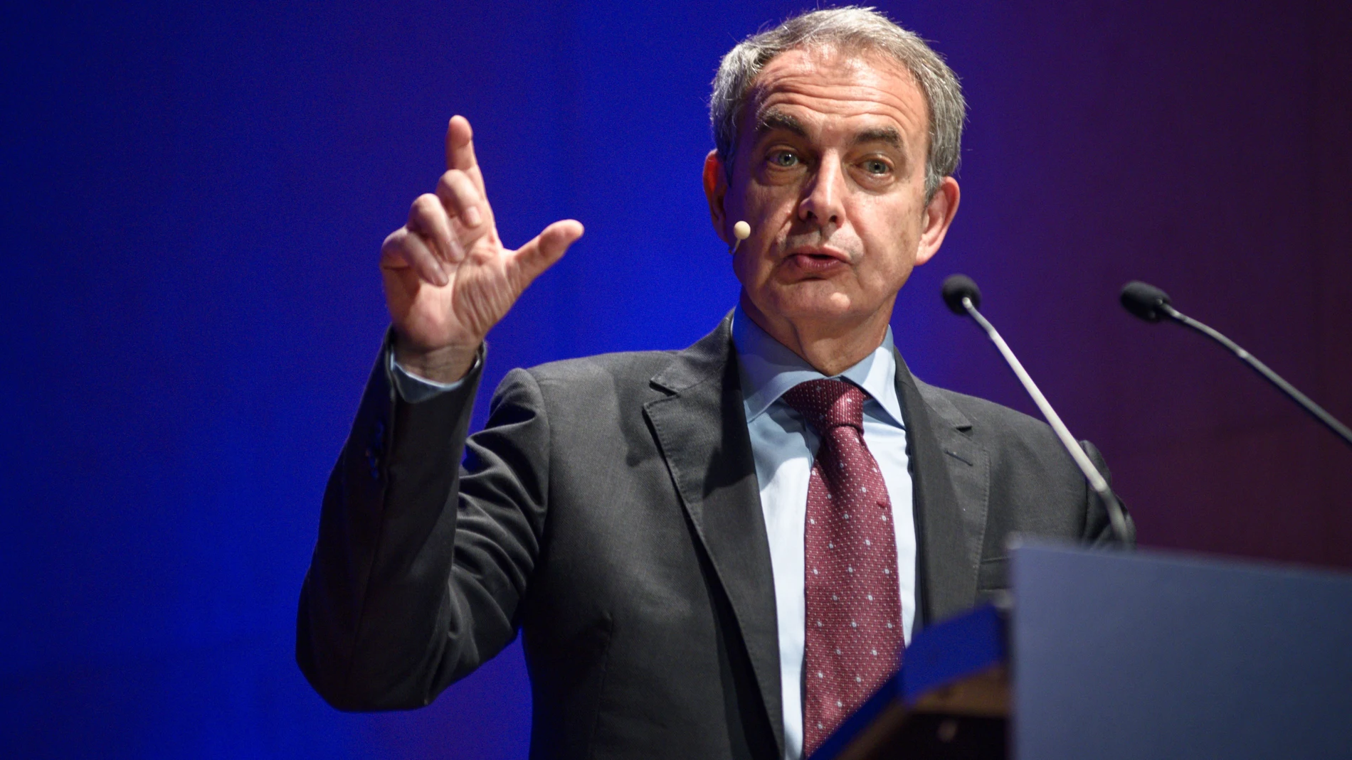 El expresidente del Gobierno José Luís Rodríguez Zapatero en una conferencia organizada por La VanguardiaALBERTO PAREDES - EUROPA PRESS01/02/2024
