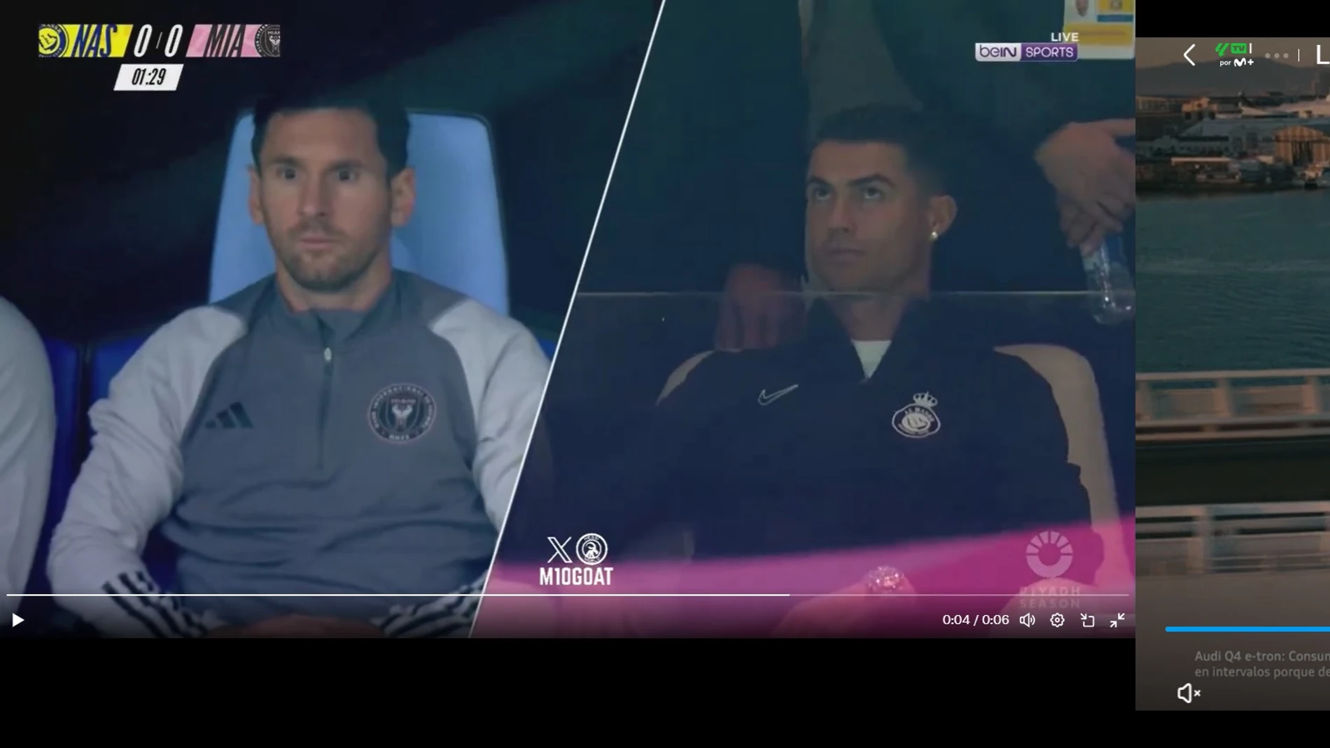 Messi y Cristiano Ronaldo, juntos de nuevo