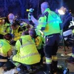 Sucesos.- Herida grave una motorista de 20 años tras un accidente de tráfico en Méndez Álvaro