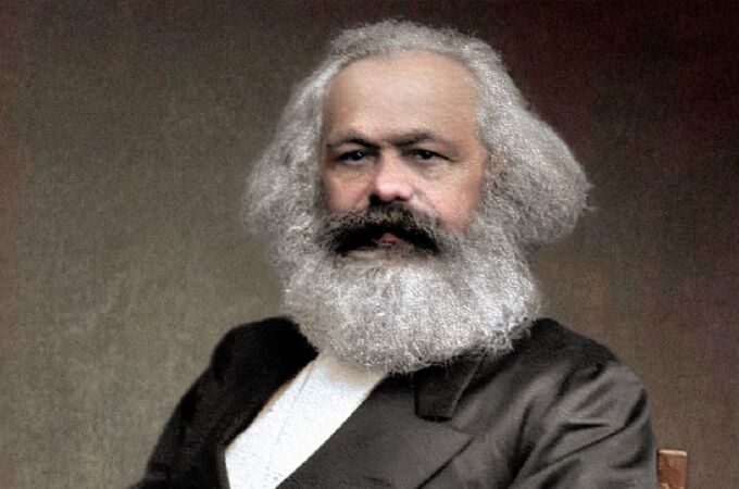 Uno de los retratos clásicos de Karl Marx realizado en 1875