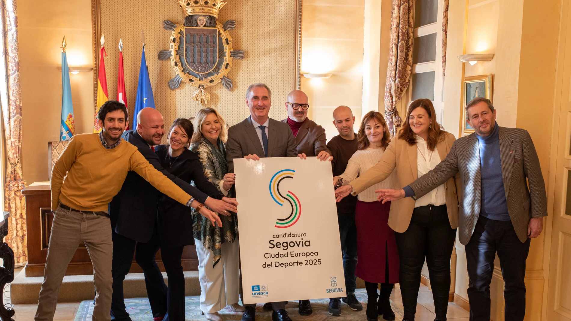 Presentación de la candidatura de Segovia como Ciudad Europea del Deporte 2025