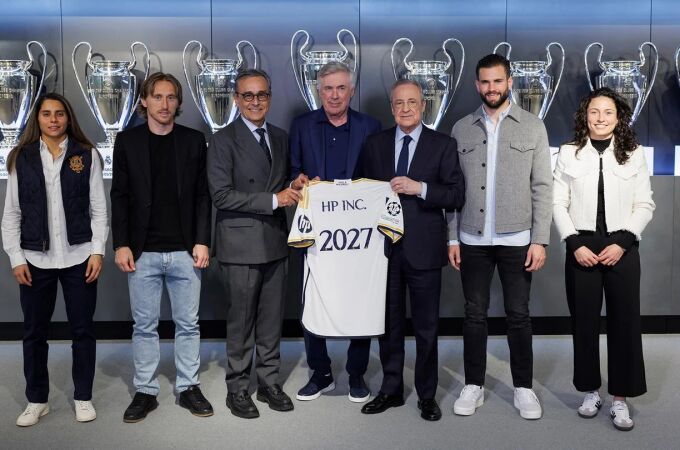 HP estará en la manga de la camiseta del Real Madrid