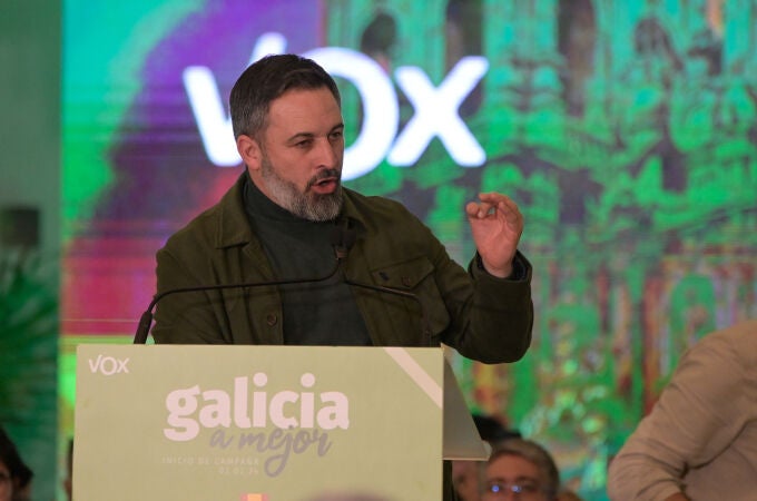 Abascal arropa al candidato de VOX a la Xunta de Galicia en el inicio de campaña 