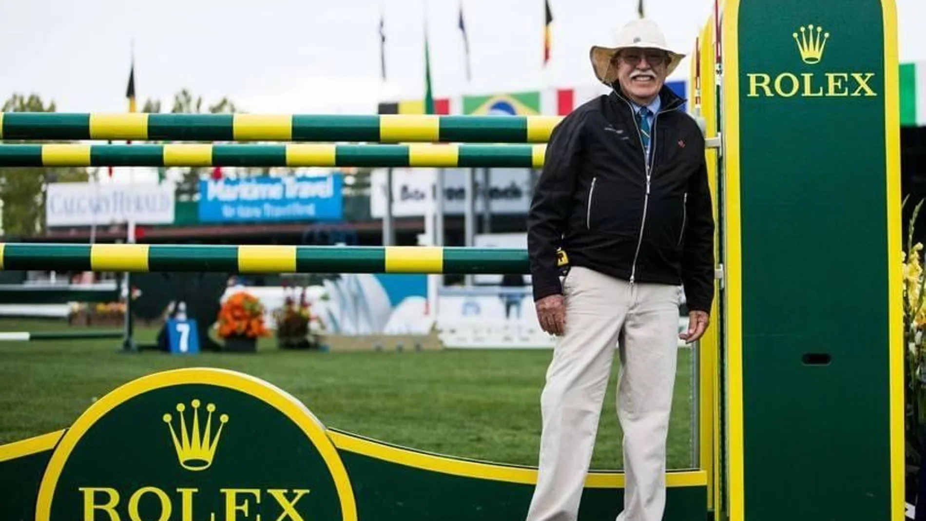 Leopoldo Palacios, diseñador de recorridos en Spruce Meadows