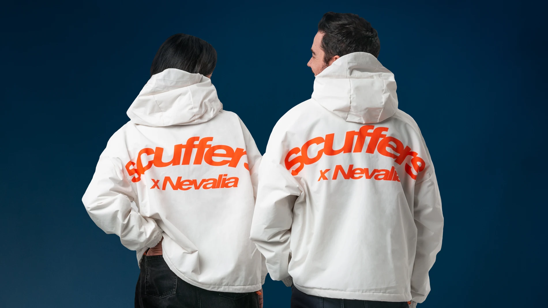 Esta es la chaqueta de apreski de la colaboración entre Scuffers y Nevalia.