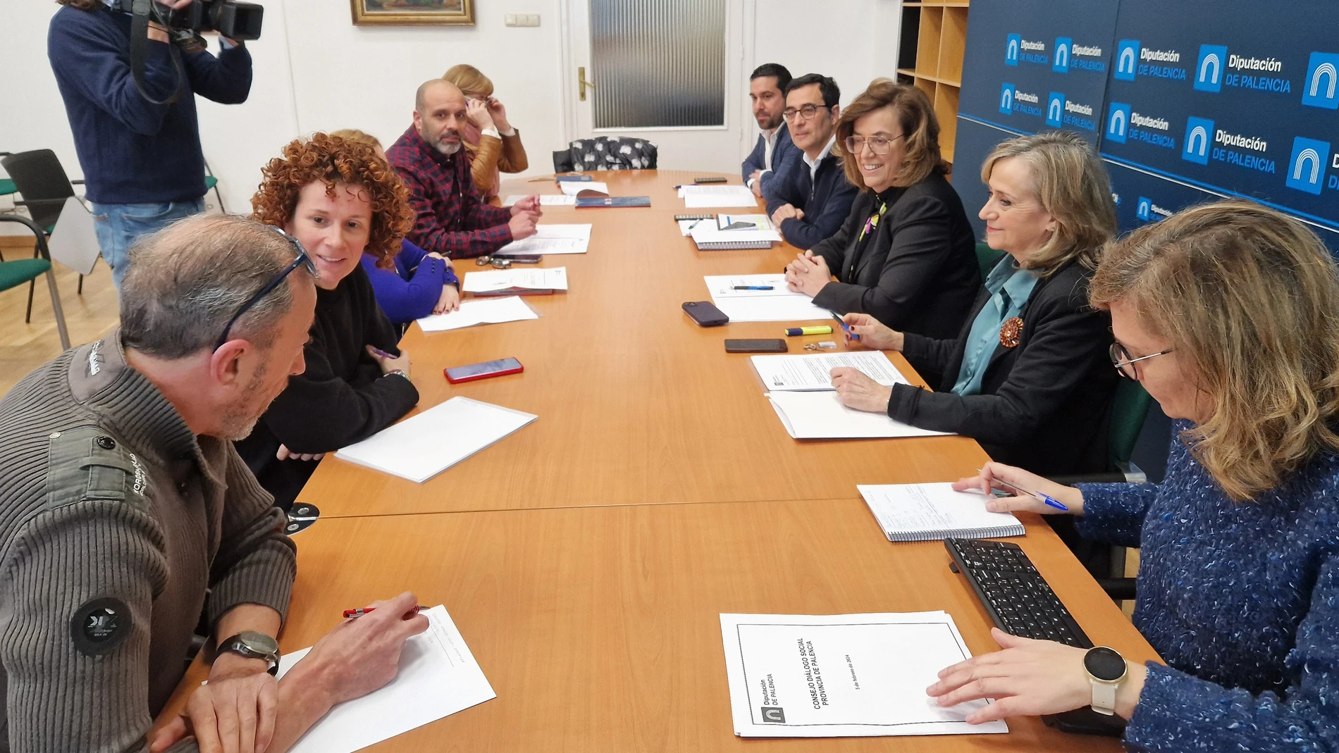 El Consejo Provincial del Diálogo Social analiza los presupuestos de la Diputación de Palencia
