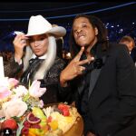 Beyoncé y Jay-Z en los Grammys 2024