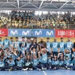 La Gira Movistar Megacracks de Movistar Inter Fútbol Sala en un colegio de Ciudad Real