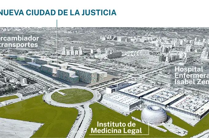 Veinte empresas preparan ofertas para construir en Madrid la Ciudad de la Justicia más grande del mundo
