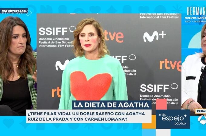 Laura Fa y Pilar Vidal discuten sobre Ágatha Ruiz de la Prada en "Espejo Público"
