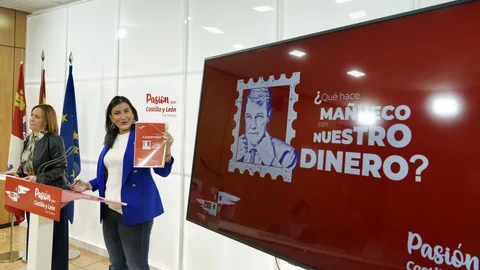 Ana Sánchez presenta la campaña "¿Que hace Mañueco con nuestro dinero?"