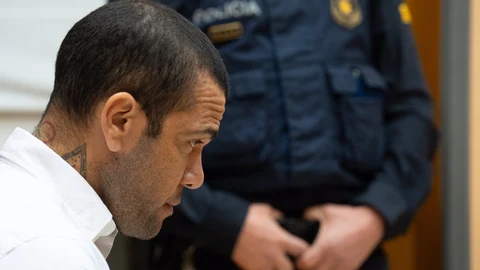 Dani Alves, en el juicio