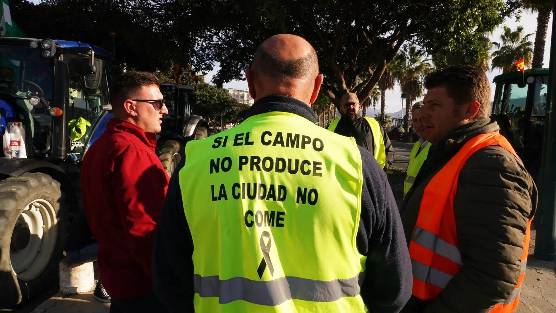 Libertad para cinco de los seis detenidos en las protestas de agricultores en Santa Fe (Granada)