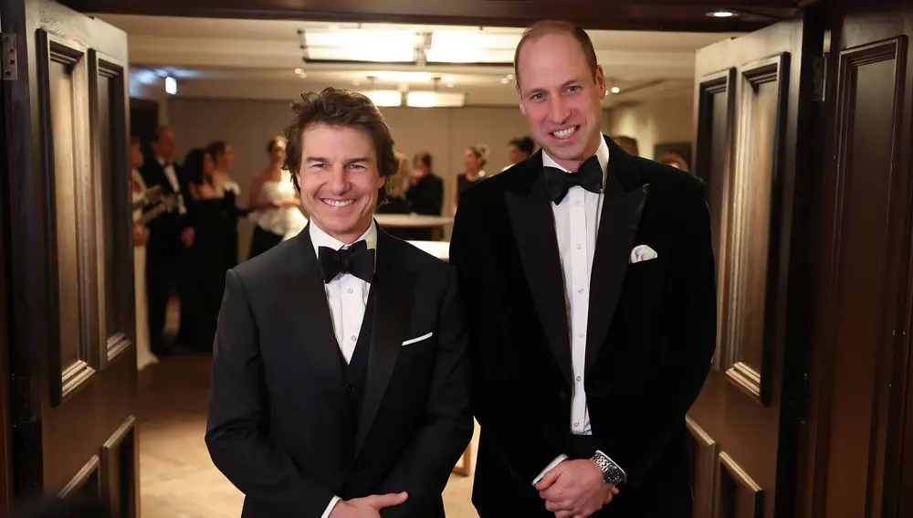 Tom Cruise y el príncipe William