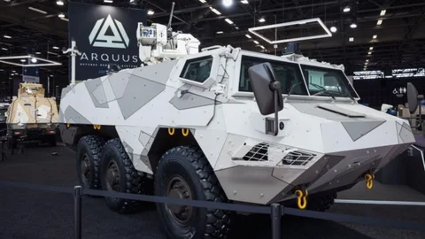 El VAB MK3 también puede presentarse en una configuración de ambulancia