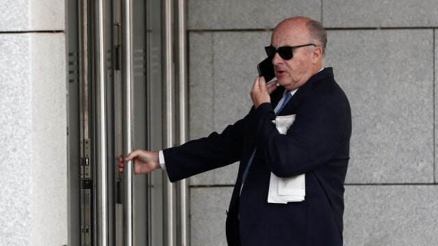 El juez Manuel García Castellón, a su llegada a la Audiencia Nacional,