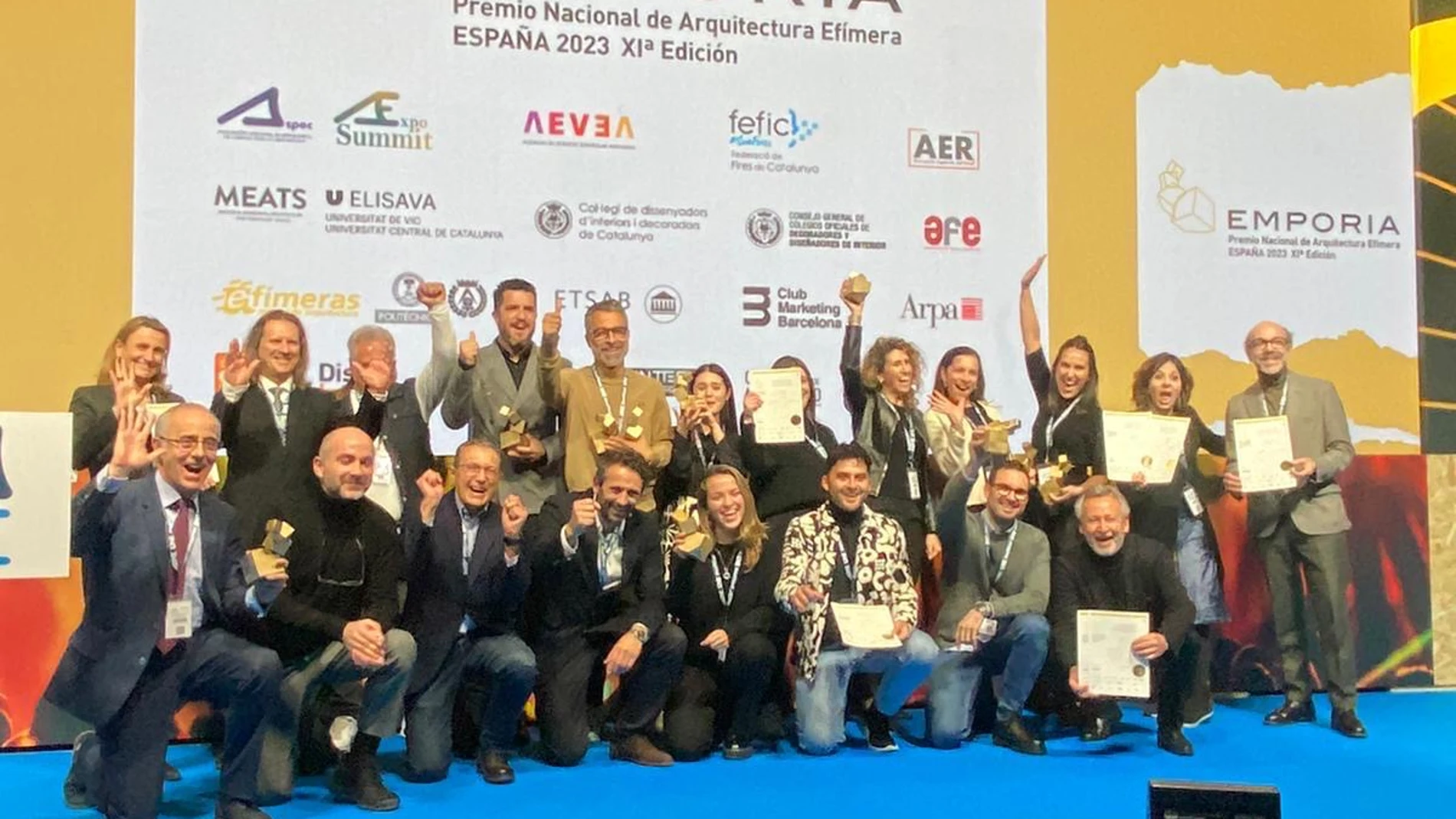 Imagen de la entrega del premio en Madrid a la exposición "El legado de las dinastías Qin y Han. China" del Marq de Alicante.