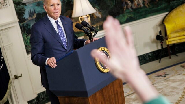 US President Joe Biden speaks after release of special counsel's report
