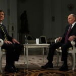 Putin, en la entrevista con Carlson en Moscú