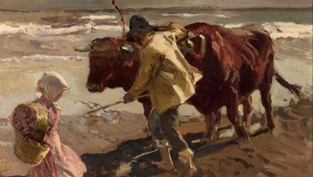 &quot;Playa de Valencia&quot; (1908), óleo de Joaquín Sorolla
