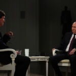 Russian President Putin interviewed by US journalist Carlson in Moscow