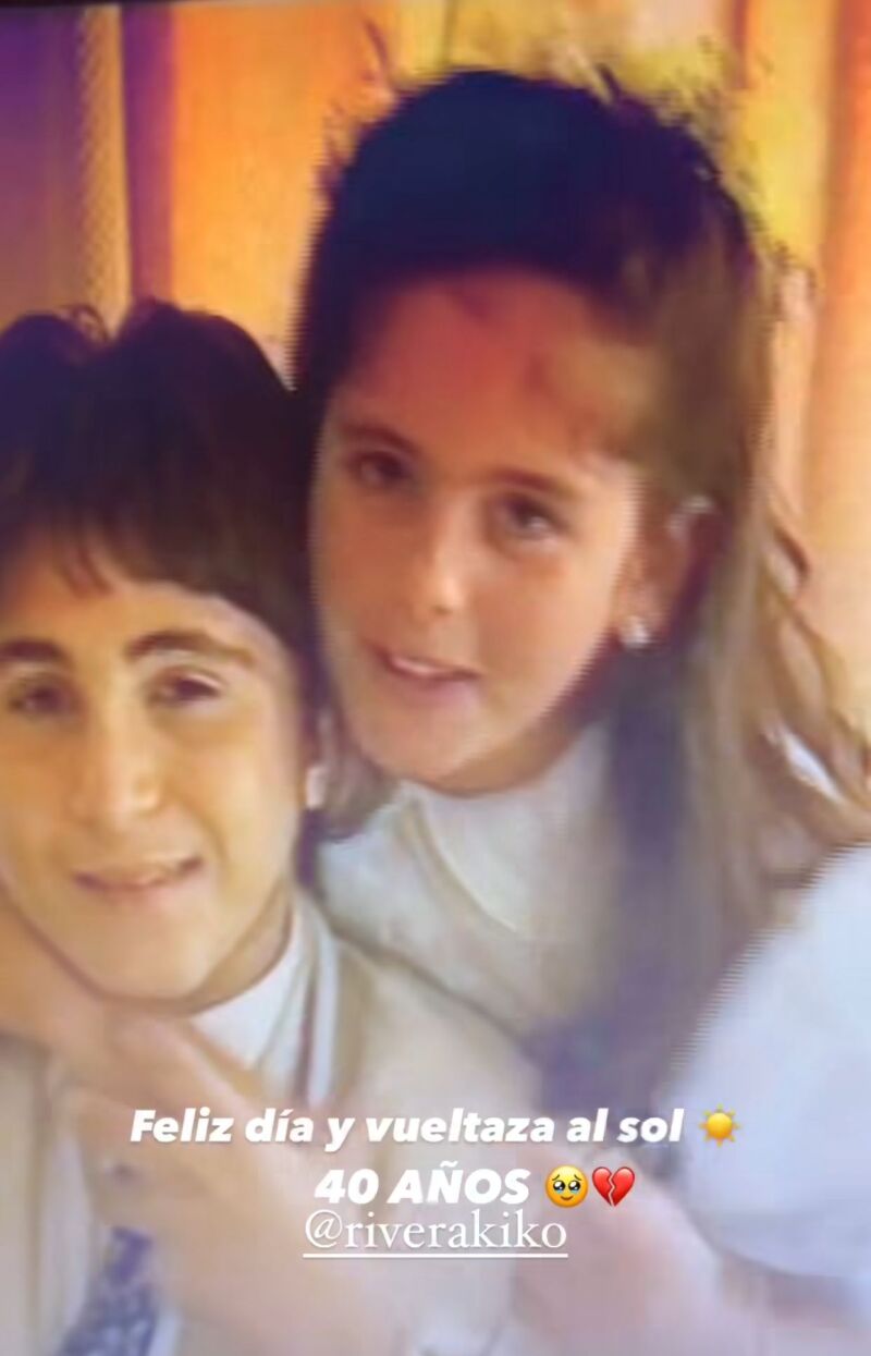 La felicitiación de Anabel Pantoja a su primo Kiko por su 40 cumpleaños 