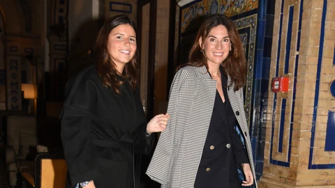 Tana Rivera y Lourdes Montes en Sevilla.