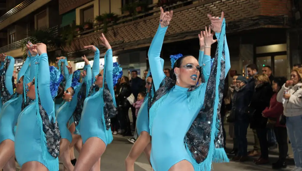 Las calles de Lorca se llenaron de color en el gran desfile de Carnaval del sábado