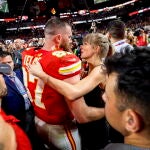 Travis Kelce y Taylor Swift, tras la clasificación de los Chiefs para la Super Bowl