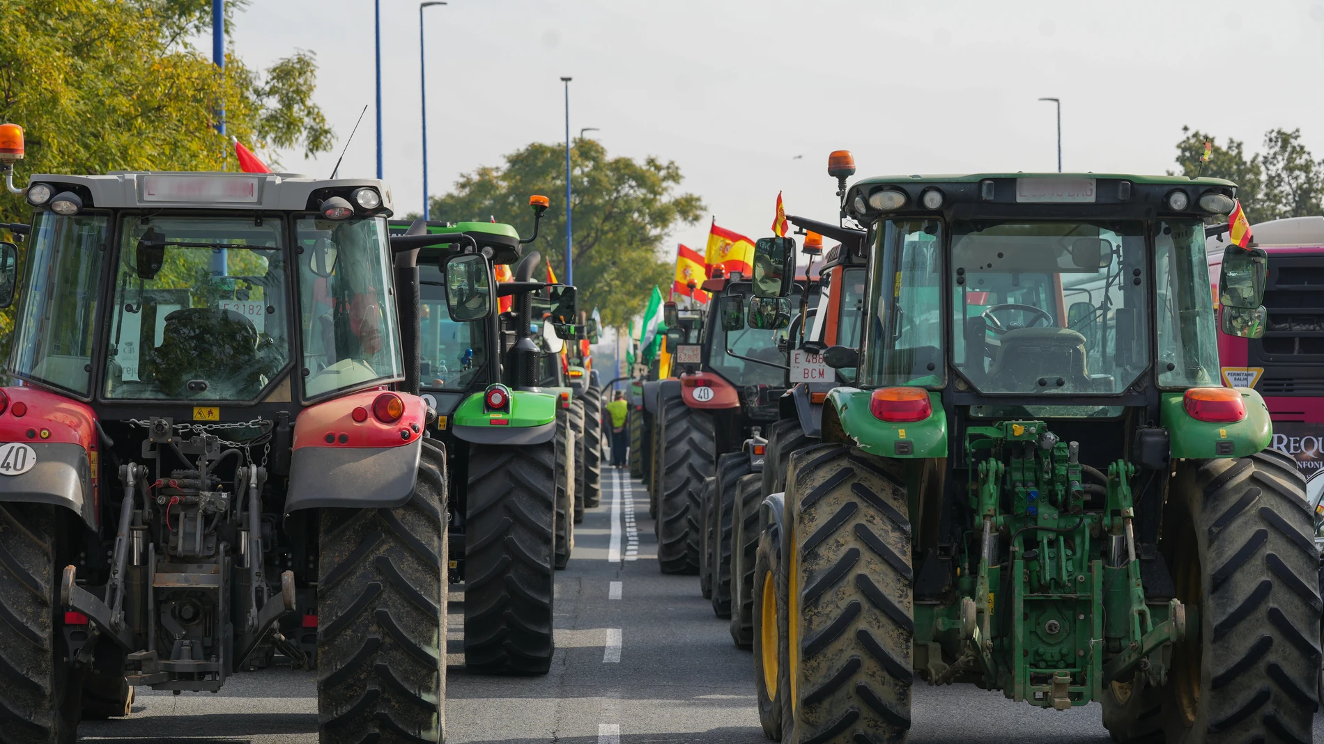 Protesta de agricultores