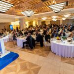 Rueda, hoy, en el desayuno informativo celebrado en Vigo. 