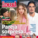 Alejandra Rubio y Carlo Costanzia, pillados besándose en la portada de "Semana"