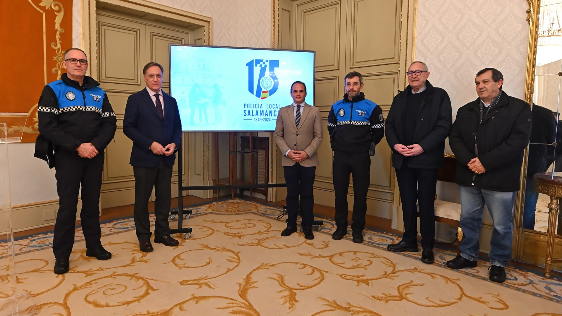 Presentación de los actos del 175 aniversario de la Policía Local de Salamanca