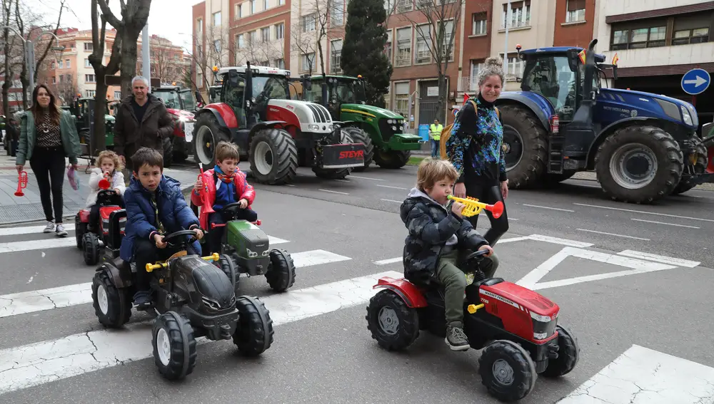 Tractorada en Palencia