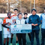 Jóvenes participantes en el proyecto “Escuela 100x100 Deporte” de la Fundación Eusebio Sacristán
