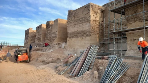 La restauración del Castillejo de Monteagudo descubre los secretos del que fue el Palacio andalusí