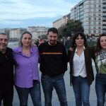 18F.- Pablo Iglesias aparece por 'sorpresa' en A Coruña para dar su apoyo a Faraldo (Podemos)
