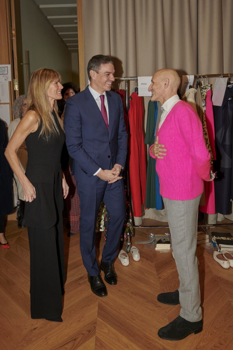 Begoña Gómez y Pedro Sánchez apoyando la moda española.