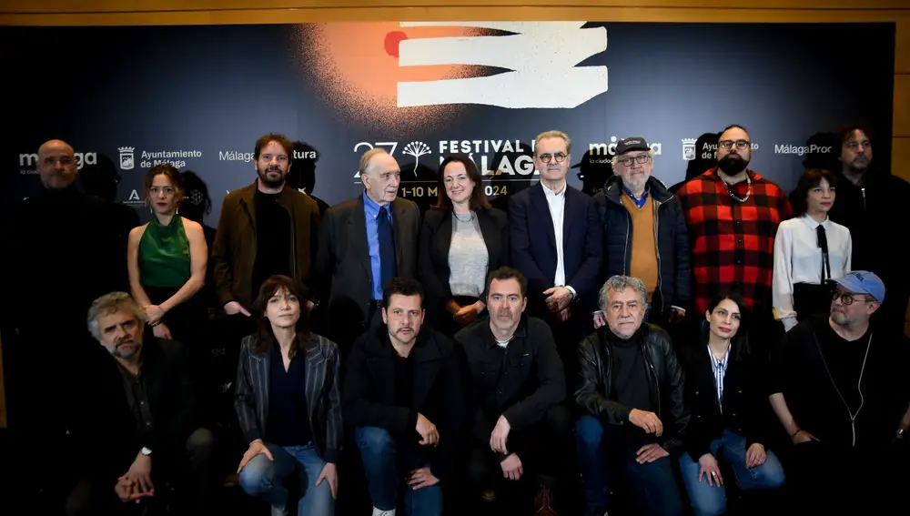 Buena parte de los realizadores que llevan sus películas a Málaga presentaron la programación en la Academia de Cine