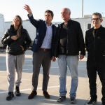 El presidente de la Generalitat, Carlos Mazón, en una visita reciente a los estudios de cine Ciudad de la Luz de Alicante.