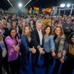 Rueda, hoy, en Vigo con Isabel Díaz Ayuso. 