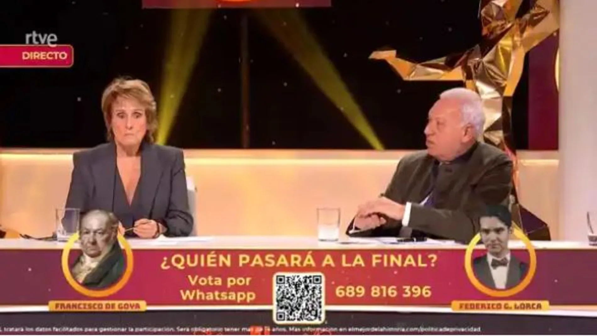 García-Margallo y Mercedes Milá en La1