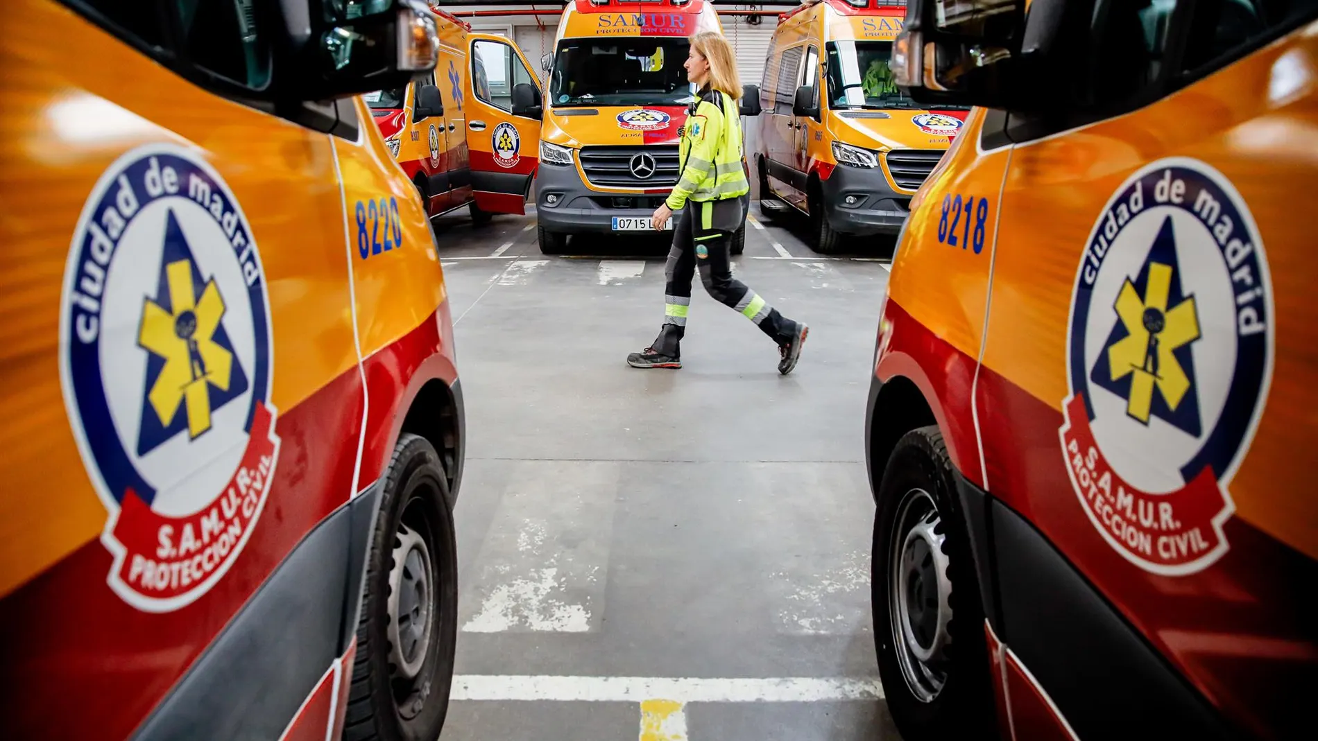 Herido grave un motorista tras salirse de la vía en la M-40
