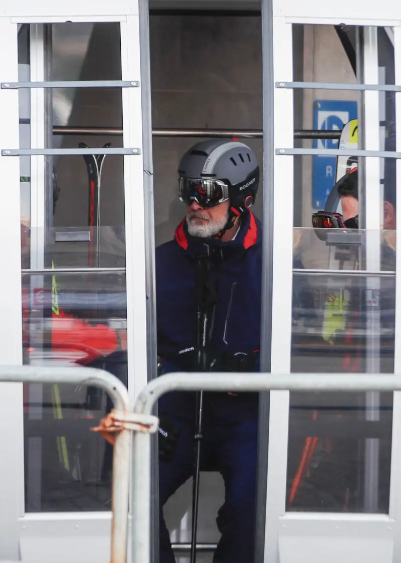 Felipe VI esquía en Baqueira Beret