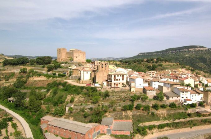 Imagen del castillo de Todolella (Castellón)